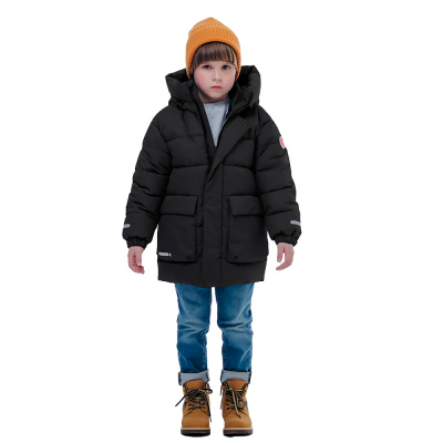 Куртка зимняя для мальчика Fox-cub 0409W010M0 черная 1